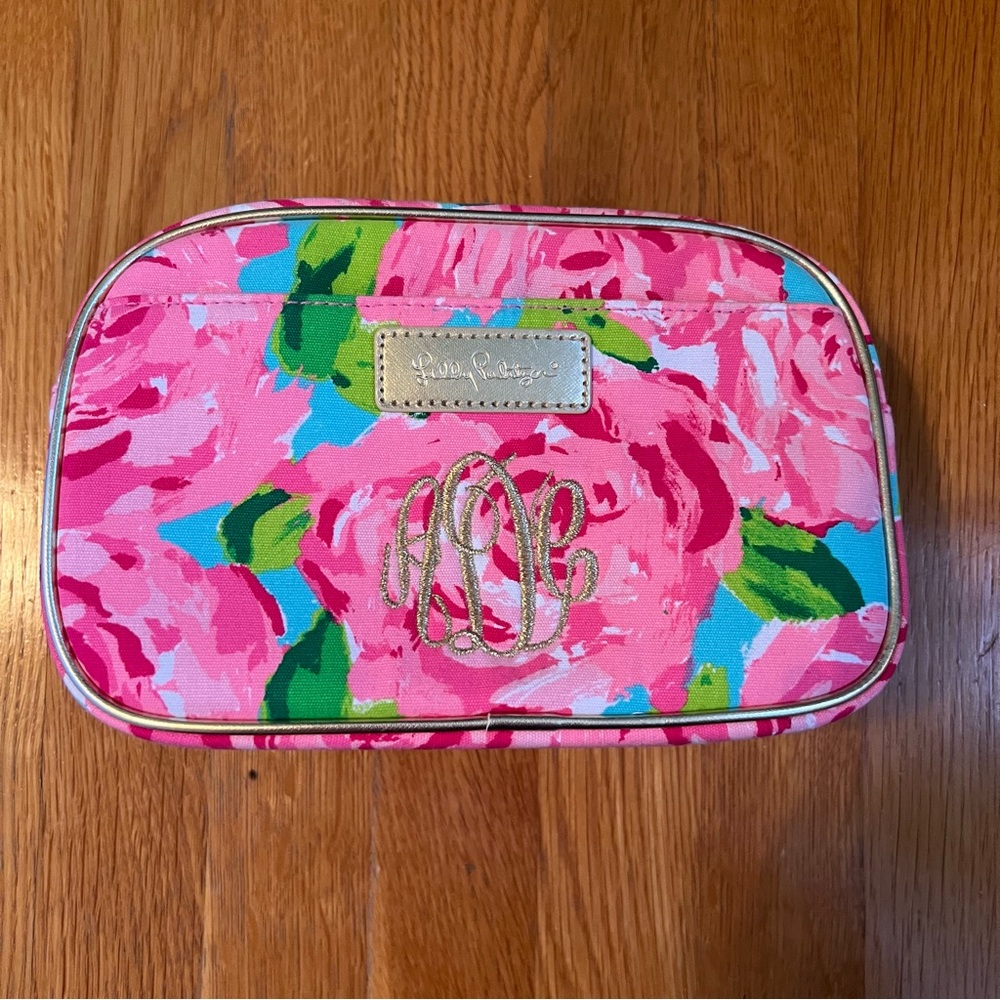Lilly Pulitzer Hotty Pink First Impression Makeup Case